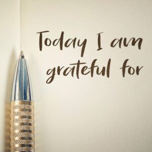 gratitude journal